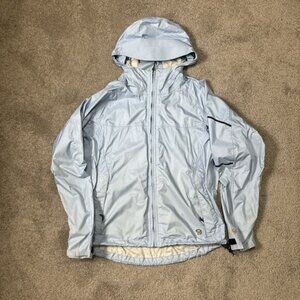 Mountain Hardwear Jacket Women Medium Blue Windbreaker Conduit Silk
